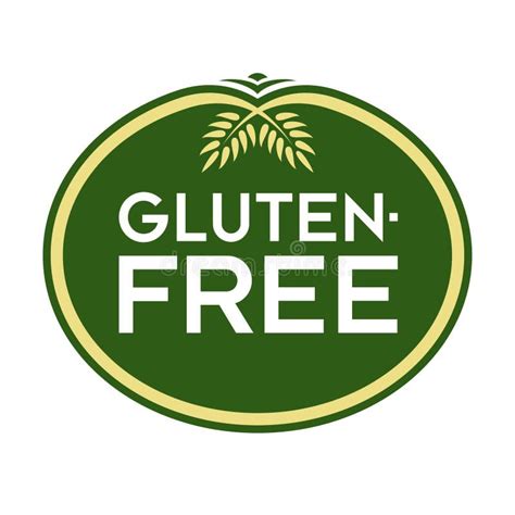 Gluten Free Label Food Icon Vector Sign Isolated On Transparent