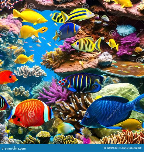 Enchanted Underwater World A Magical And Enchanting Background