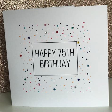 Funny 75th Birthday Cards Etsy