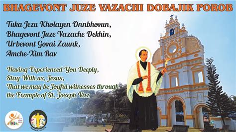 Feast Of St Joseph Vaz Sancoale Am Konkani Mass Jan