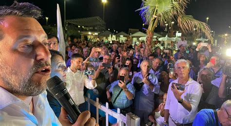 Elezioni Salvini A Ostia Se Vinciamo Ad Occuparsi Di Sicurezza