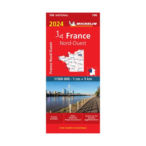 Carte Nationale 706 France Nord Ouest Michelin Boutique De L