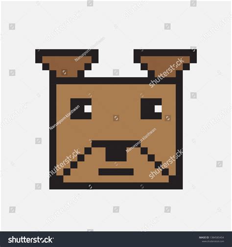 Vector Bear Pixel Art Cartoons Stock Vector (Royalty Free) 1384585454 ...