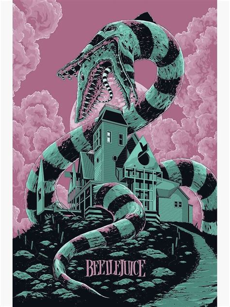 Beetlejuice Photographic Print For Sale By Sachaw Retro Poster Halloween Art Horror Movie Art