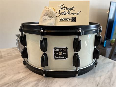 Gretsch Gvs Vinnie Colaiuta Signature Snare Black Reverb