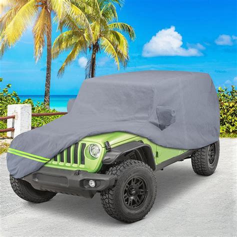 6 Layers Jeep Cover for Jeep Wrangler 4 Door 2007-2020 – Autojoy