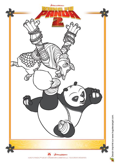 Coloriage Kung Fu Panda 1 Po