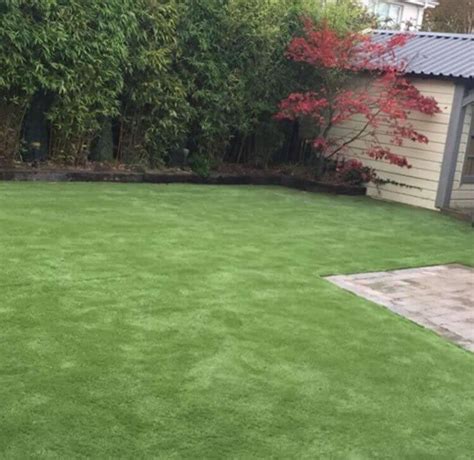 Beautiful Back Garden Transformation With Pst Lawns Artificial Grass