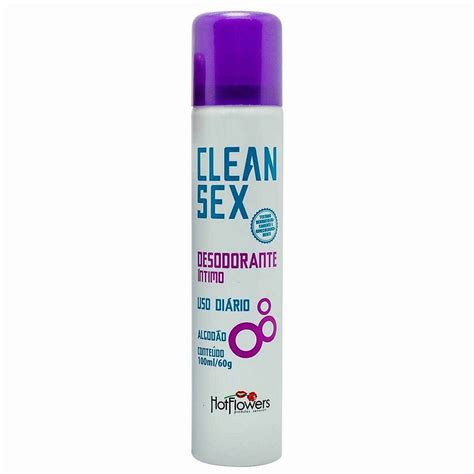Clean Sex Desodorante íntimo De Algodão 100 Ml Hot Flowers Kapitú Sex Shop Catanduva Entrega