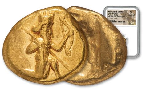 485420 Bc Ancient Biblical Gold Daric Ngc Au