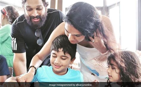 Allu Arjun, Wife Sneha And Kids Make A Picture Perfect Family