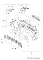 BODY EXTERIOR BUMPER CHEVROLET Aveo Aveo T250 T255 GEN