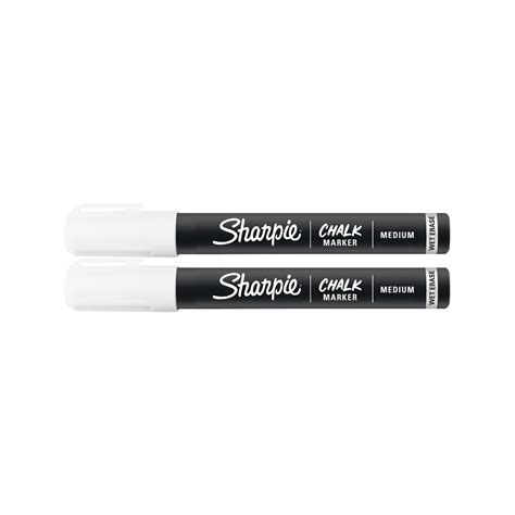 Sharpie White Medium Tip Chalk Wet Erase Marker 2 Pack Bunnings