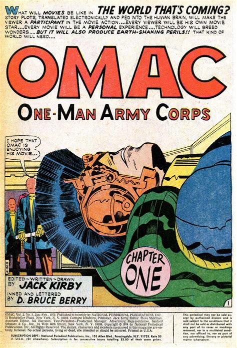 Rip Jagger's Dojo: OMAC #3 - Kafkaesque!