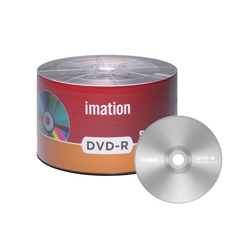 Imation 50 Pack, DVD-R 16X 4.7GB/120Min, Audio Burning & Data Recording ...