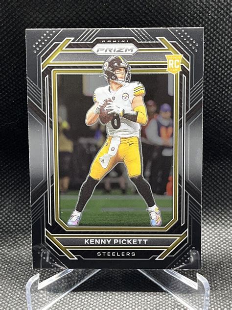 Chronicles Kenny Pickett Prizm Black Rookie Card Rc Pb Steelers