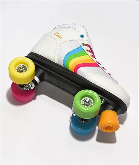 Rookie Forever Rainbow White Roller Skates