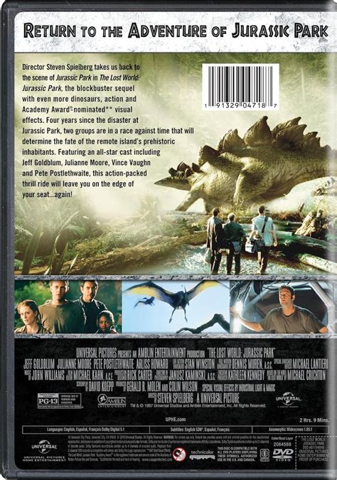 Jurassic Park 2 Dvd