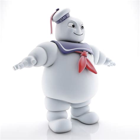 Modelo 3d Quédate Puft Hombre Malvavisco Turbosquid 2234980