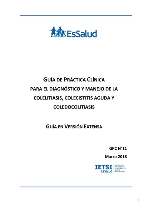 SOLUTION Gu A De Pr Ctica Cl Nica Para El Diagn Stico Y Manejo De La