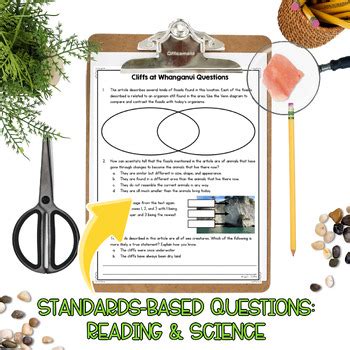 Rock Layers NGSS 4 ESS1 1 Science Differentiated Passages By MagiCore