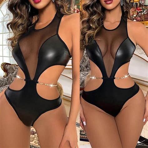 Uublik Lingerie Set For Women Sexy Naughty Plus Size Lace Babydoll Bodysuit Sexy Naughty