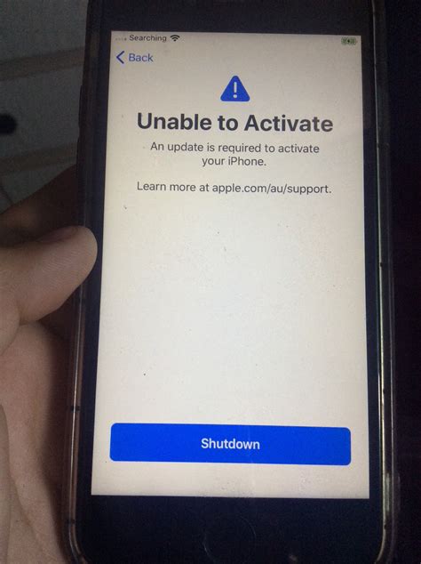 Iphone 7 “unable To Activate Apple Community