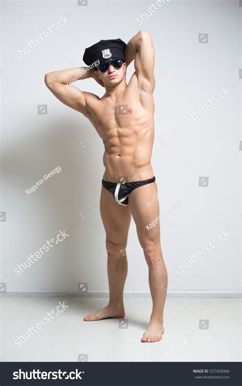 Naked Sexy Cop Stock Photo 527428966 Shutterstock