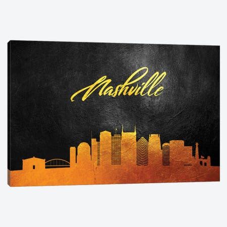 Nashville Tennessee Skyline Canvas Art by Michael Tompsett | iCanvas