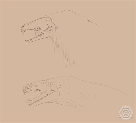 Scp 682 Sketches By Neutron Quasar On Deviantart