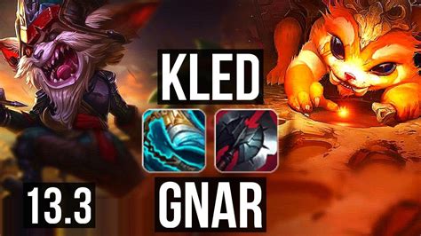 Kled Vs Gnar Top Rank 2 Kled 5 0 10 700 Games 1 0m Mastery Kr