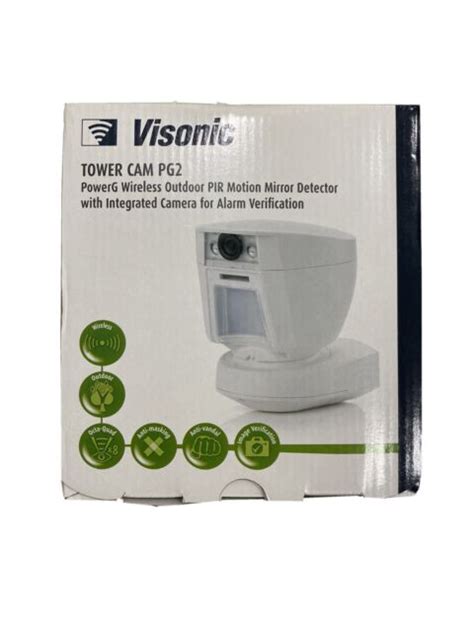 Visonic Tower Cam Pg Wireless Outdoor Mirror Pir Motion Detector