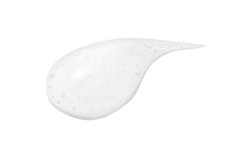 Капля прозрачного геля без фона png | Премиум PSD Файл