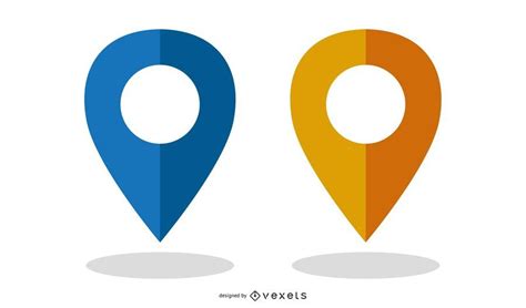 Marcadores De Mapa Vectorial Descargar Vector