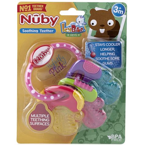 Soothe Your Baby's Sore Gums with Nuby Ice Gel Teether Keys!
