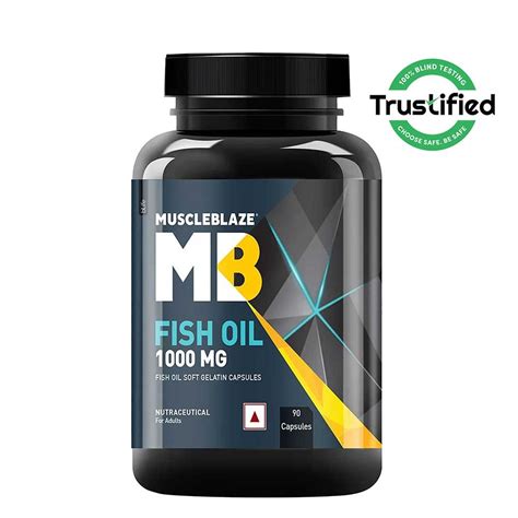 MuscleBlaze Omega 3 Fish Oil - Fa Supplements