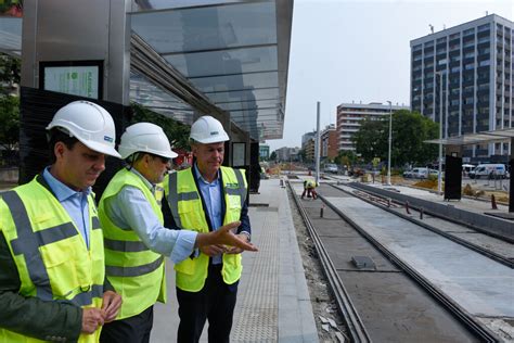 Las Im Genes De Las Obras De Ampliaci N Del Tranv A En Nervi N