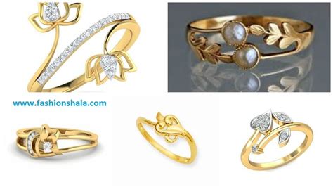 20 Most Beautiful And Simple Gold Ring Designs For Women Ethnic Fashion Inspirations