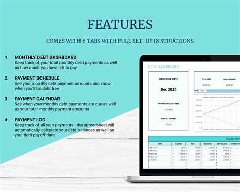 Debt Avalanche Spreadsheet For Google Sheets Debt Payoff Tracker Debt