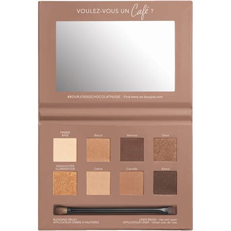 Bourjois Beau Regard Rue Du Cafe Paleta 6 Cieni Do Powiek Chocolat Nude