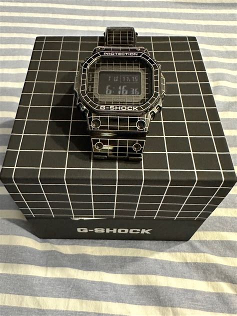 Casio G Shock Gmw B Cs Jr Grid Tunnel Black Radio Solar Bluetooth