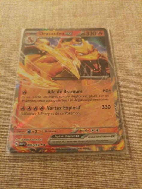 Carte PokÉmon Dracaufeu Ex 6165 151 Ecarlate And Violet Ev35 Fr Eur 1500 Picclick Fr