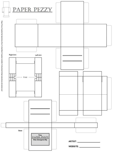 Paper Pezzy Blank Template By Cyberdrone On Deviantart Paper Clutter