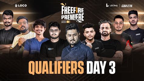 Freefire Premiere League Qualifiers Day 3 Ft FozyAjay Mr Jay