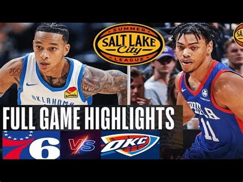 Philadelphia Ers Vs Oklahoma City Thunder Full Game Highlight Nba