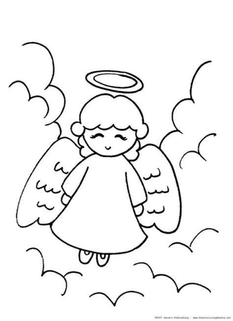 Dibujos De Figuras Angeles Para Colorear Vsun