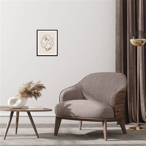 One Line Drawing Wall Art Print Abstract Nude Woman S Body Etsy