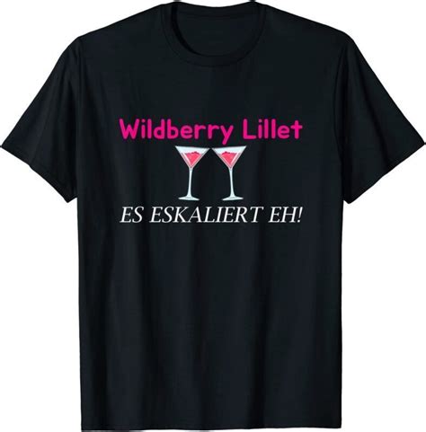 Favourite Cocktail Wildberry Lillet It Escalates Wildberry Tee Shirt