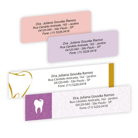 Etiquetas De Qualidade Melhores Pre Os Papelaria Odontologia