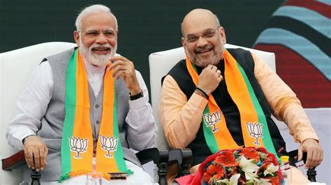 Pm Modi Greets Amit Shah On His Birthday ‘outstanding Administrator